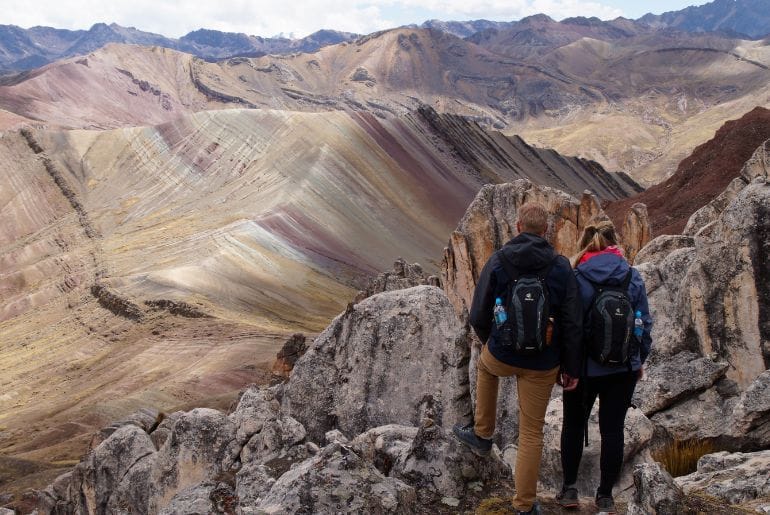 Palccoyo is a group of three colored mountains located in a less explored area Palccoyo is a group of three colored mountains located in a less explored area