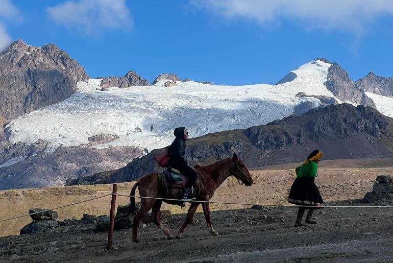 The horses used on the route are trained by local residents The horses used on the route are trained by local residents