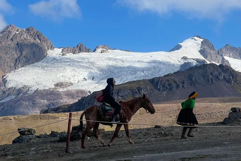 The horses used on the route are trained by local residents