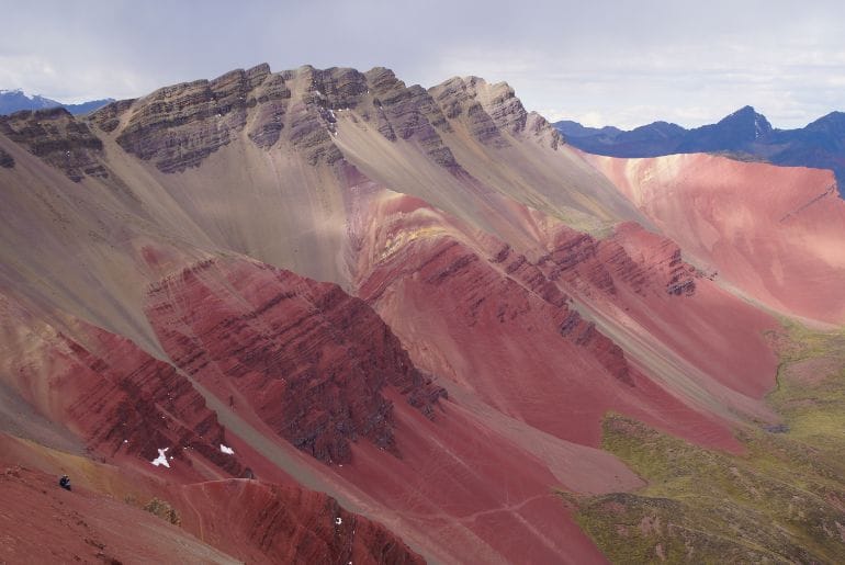 The faces formed in Red Valley