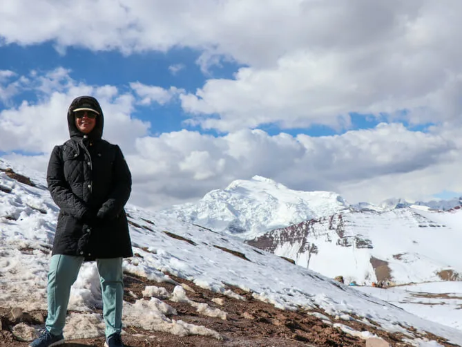 View of Auasangate from Vinicunca