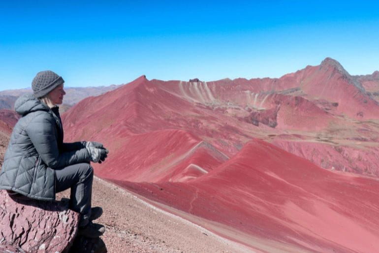 Valle rojo Red valley