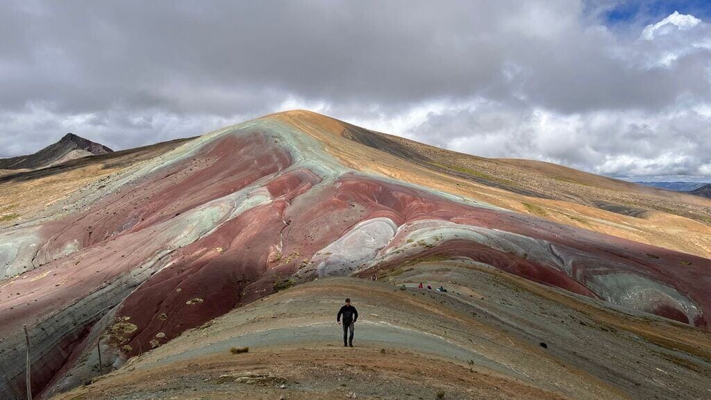 Picture during Rainy Season in Wilcacunca Rainbow Mountain Picture during Rainy Season in Wilcacunca Rainbow Mountain