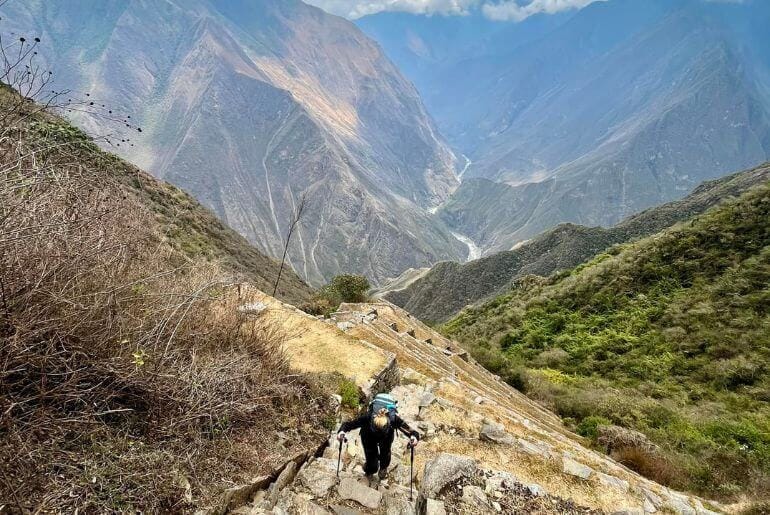 Choquequirao, sits at an elevation of 3,050 meters (10,000 feet)