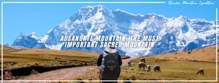 sacred mountain apu ausangate peru