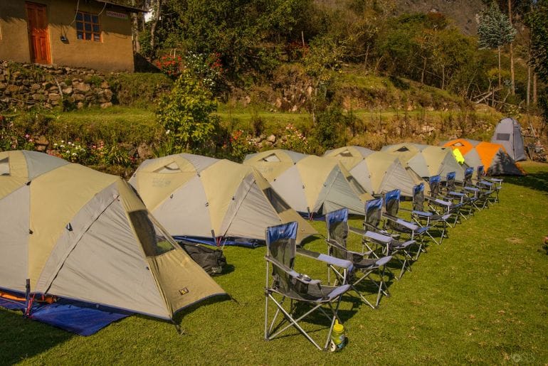 camping in choquequirao