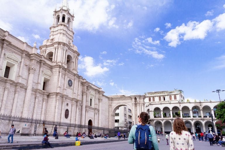 cusco vs arequipa: Arequipa Cathedral