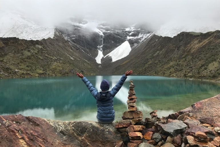 Humantay lagoon in Peru 