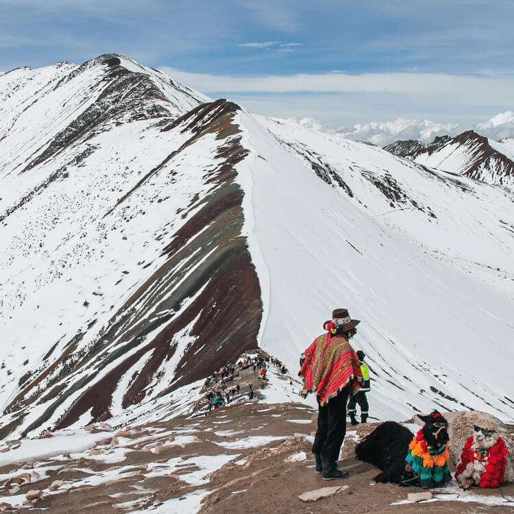 A picture of the Rainbow Mountain