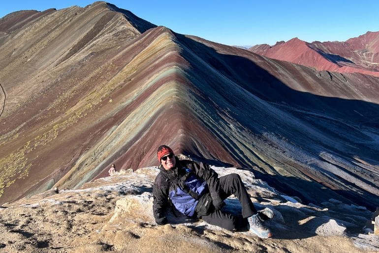 Vista panorámica de la Montaña de Siete colores