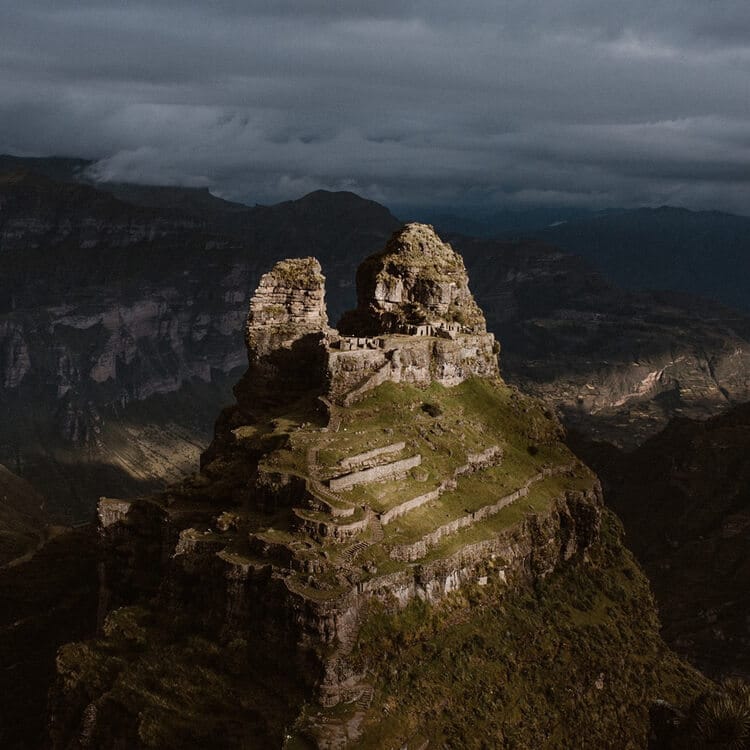 The top of a mountain seen during an affordable Machu Picchu tour