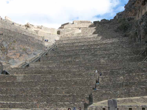 Tour guide leading visitors through Machu Picchu during a scheduled entrance time slot.